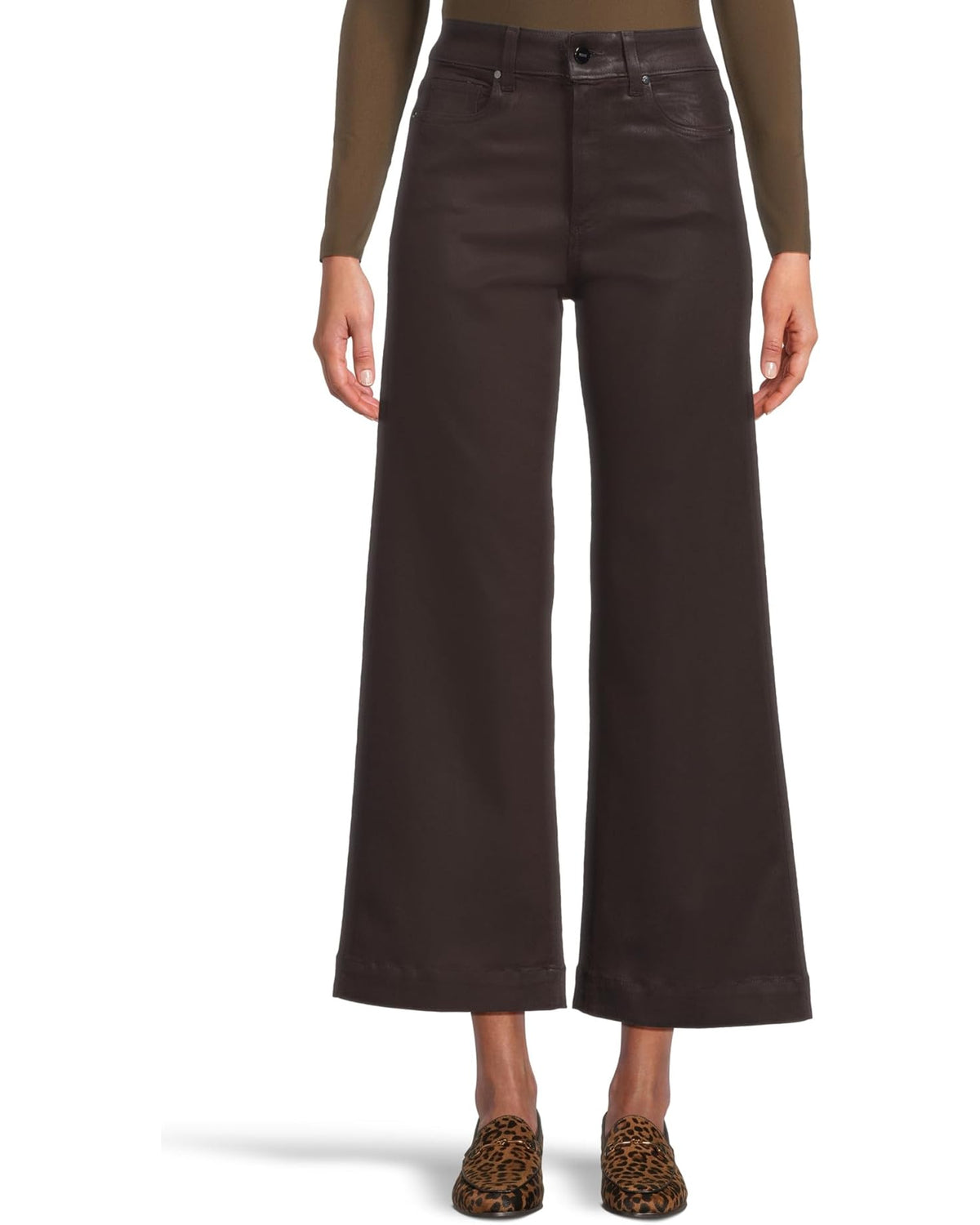 Anessa Chicory Coffee Luxe Coating Paige Jeans