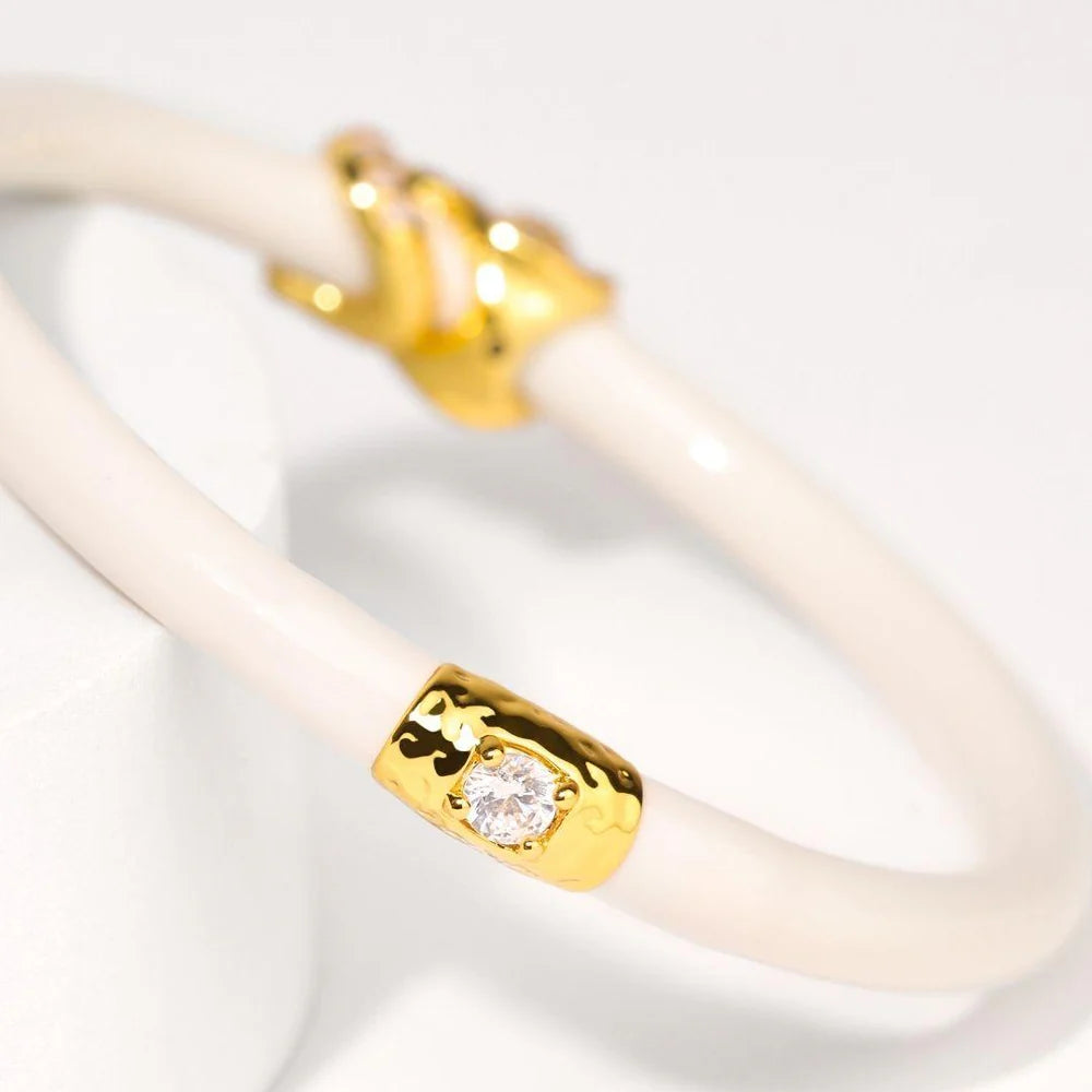 Fauna Starfish All Weather Bangle in Ivory-Medium