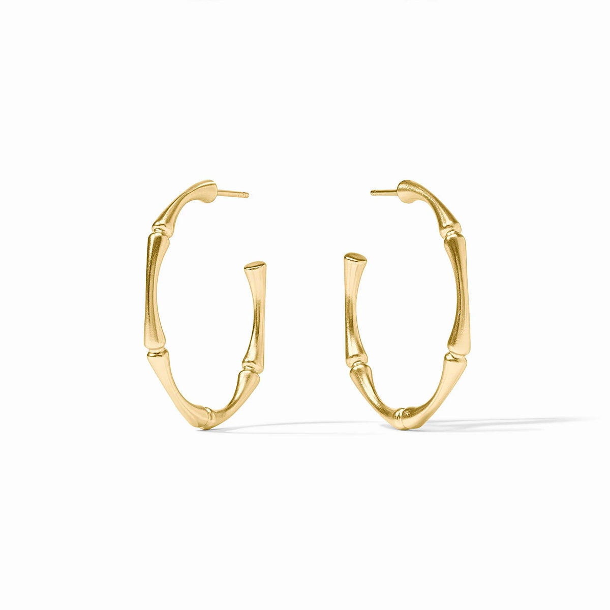 Bamboo Hoop in Gold Size Medium by Julie Vos