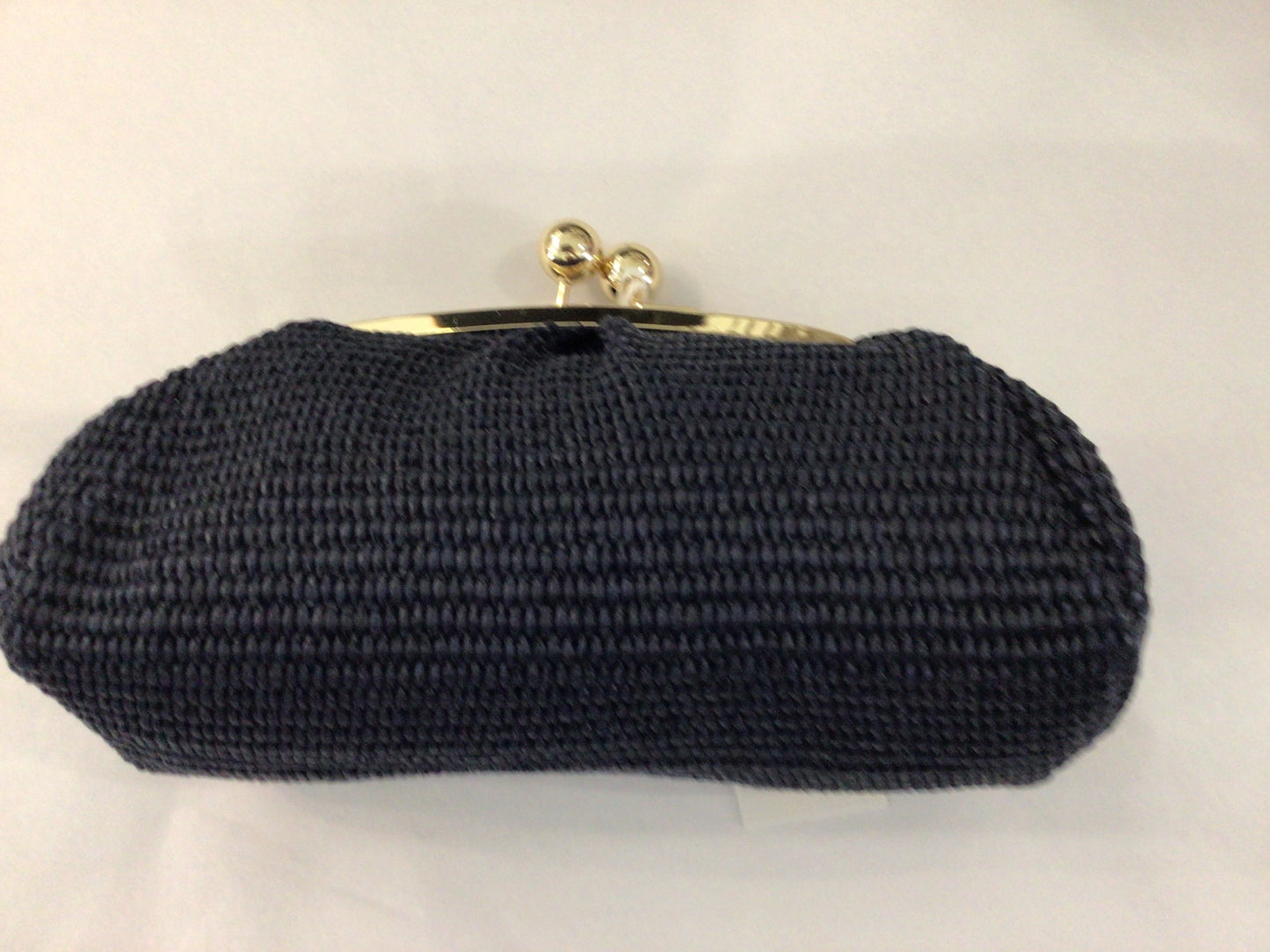 Genuine Italian Leather and Raffia Clutch and Crossbody Bag by German Fuentes