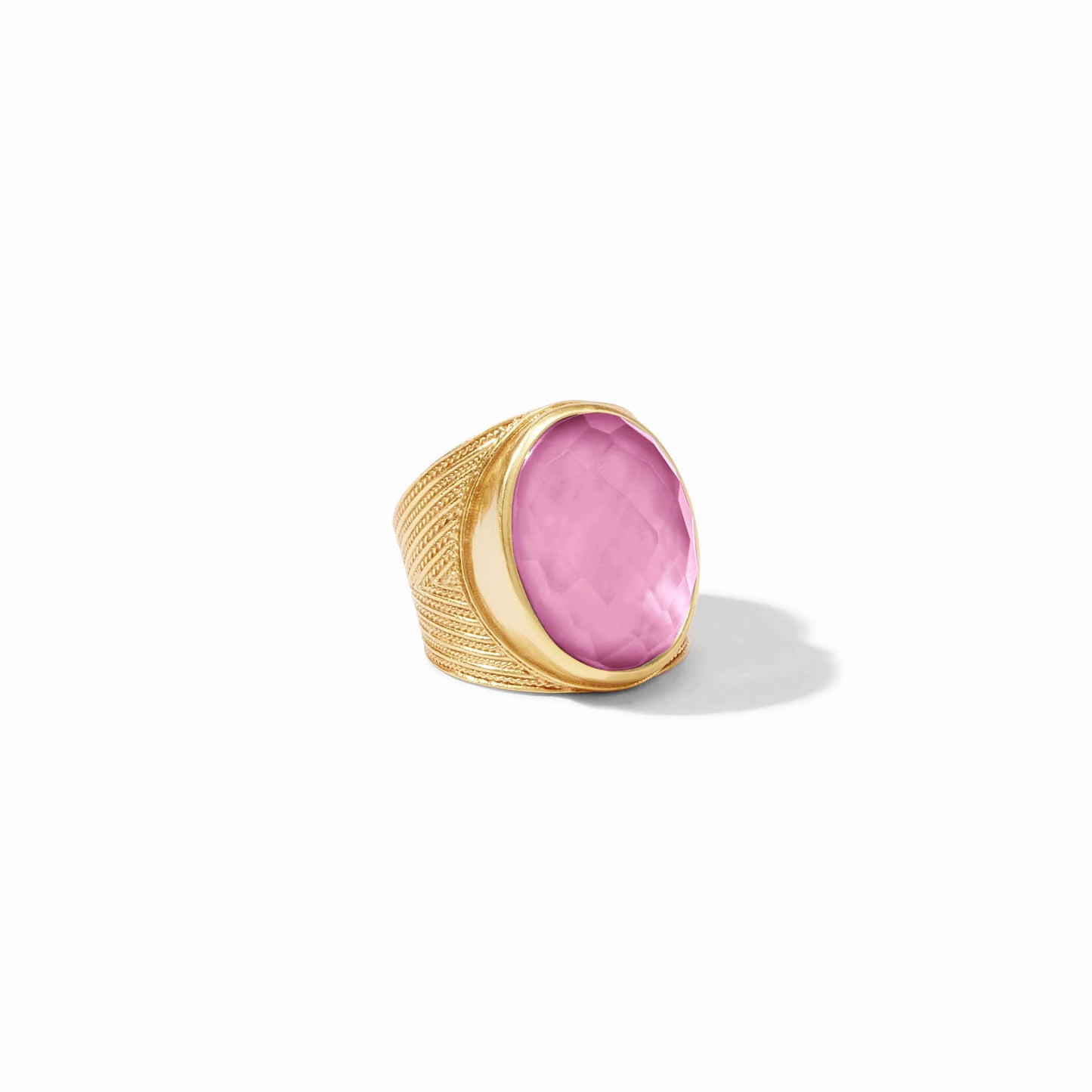 Verona Statement Ring in Iridescent tourmaline Pink by Julie Vos
