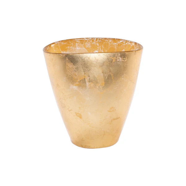 Moon Glass Small Vase in Gold by Vietri