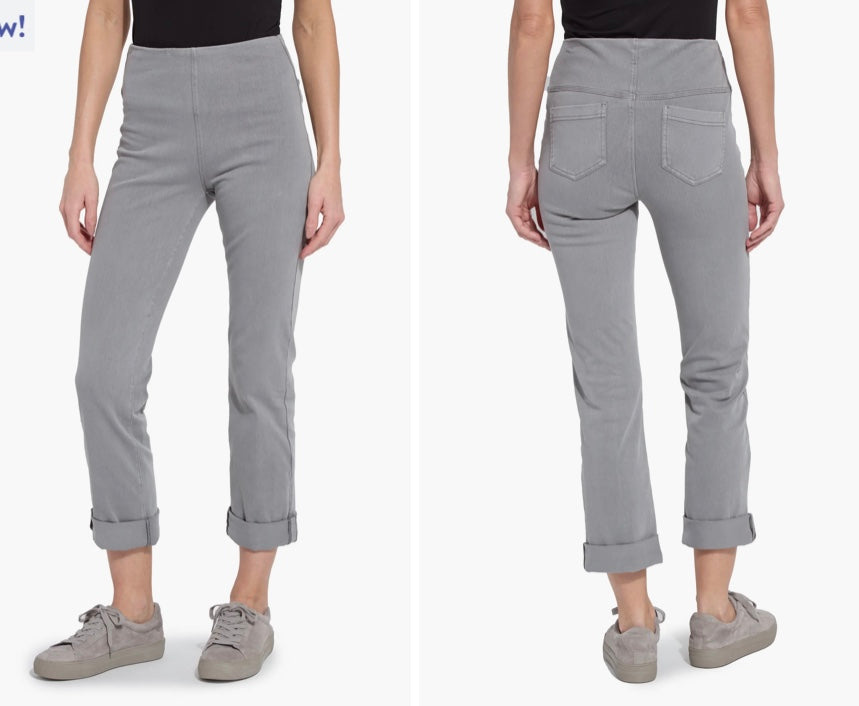 Boyfriend Denim Jean (1450) in Dark Grey by Lysse