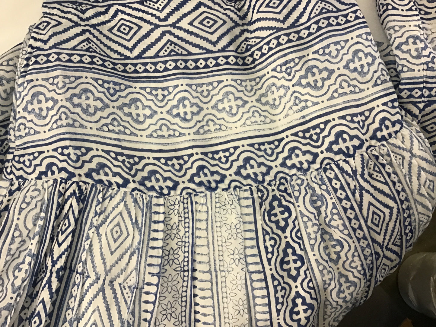 Tiered Skirt in Blue by Dolma
