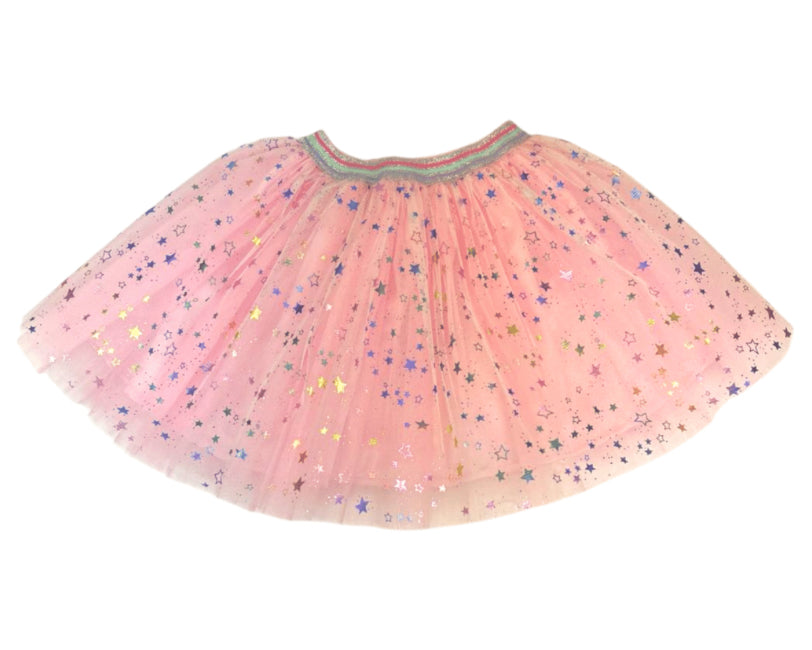 Pink Tutu in Multicolor Stars by Marcela