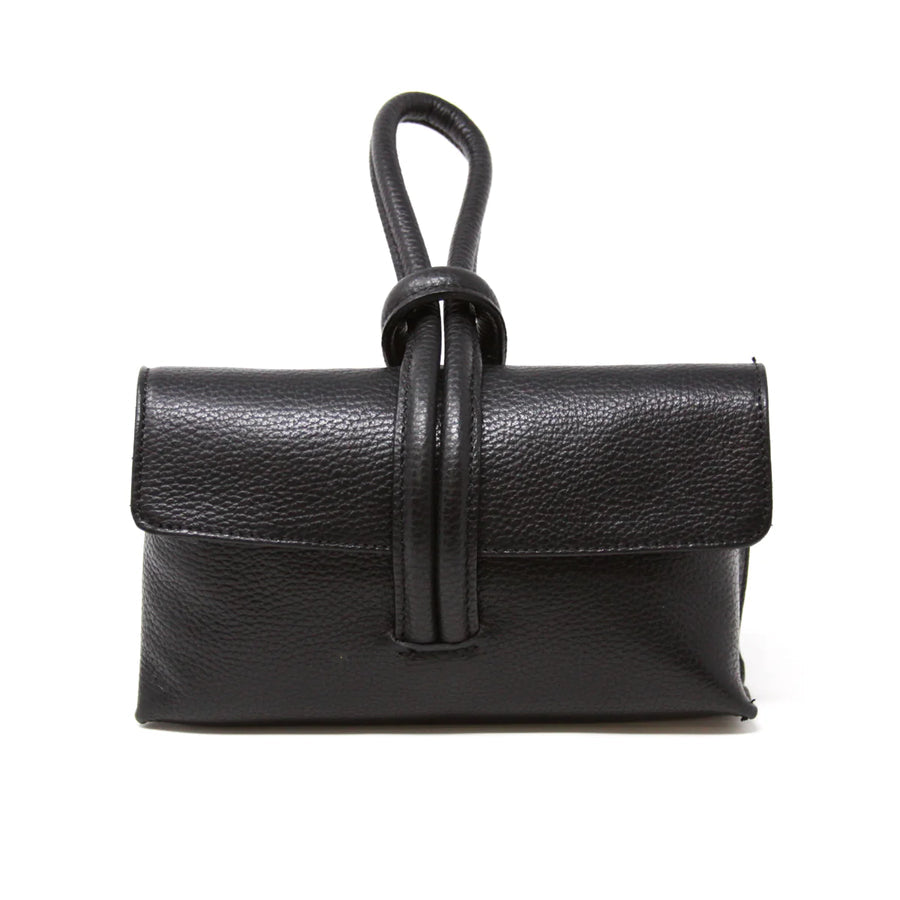 Wristlet Clutch in Black by German Fuentes