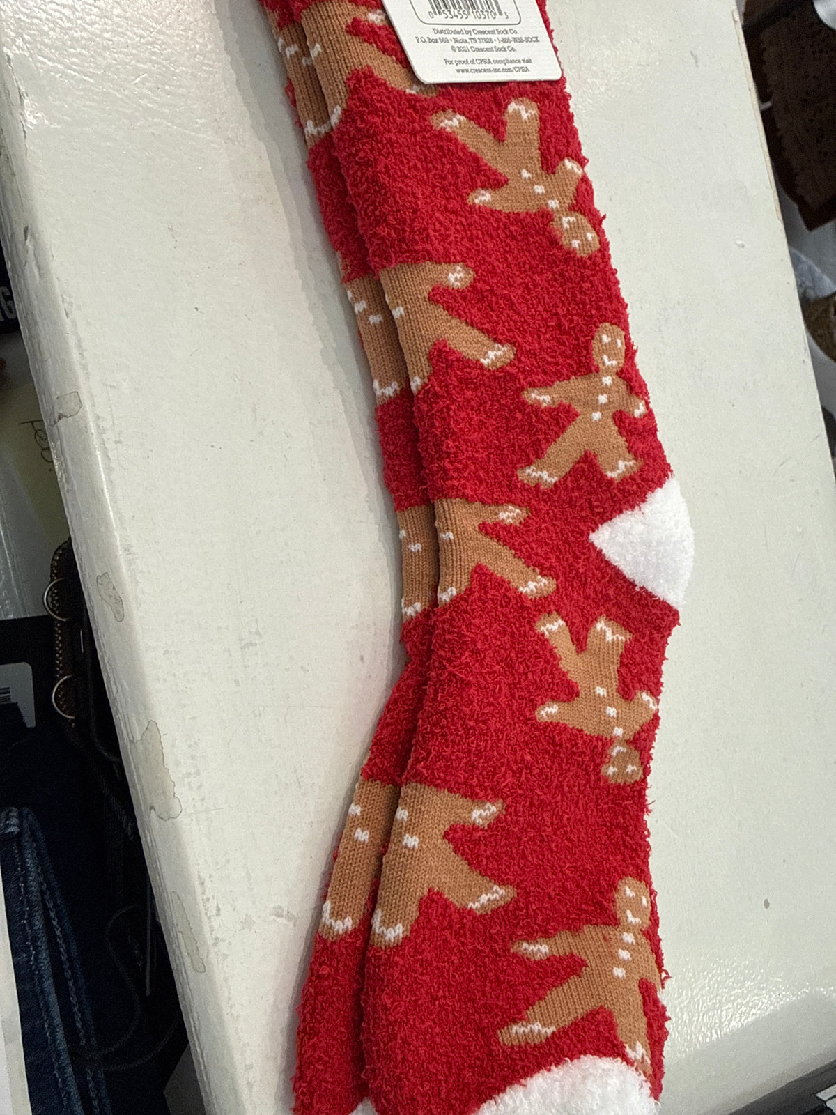 Christmas Socks Gingerbread Man