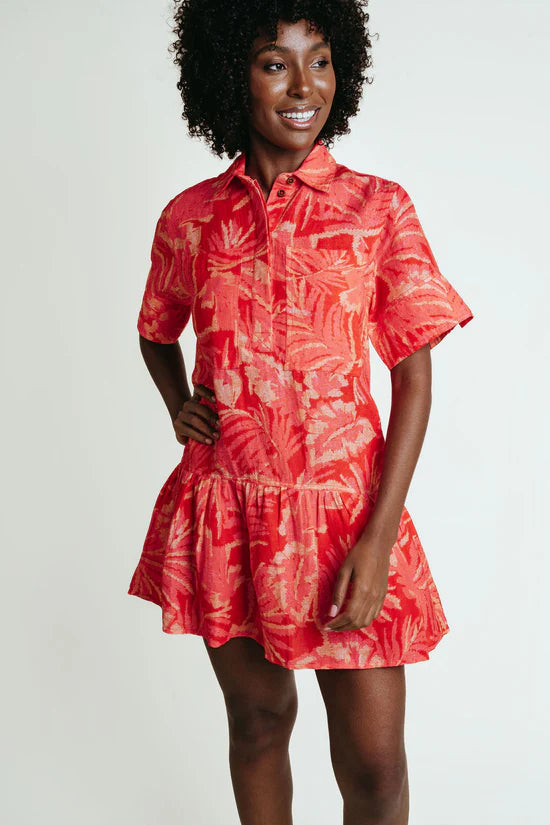 Lola Dress in Pink Cabana by LaRoque