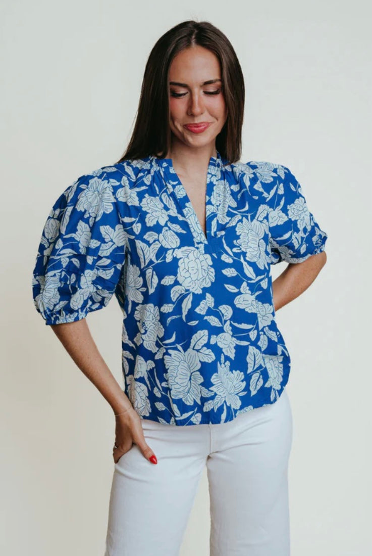 Alix Blouse in Santorini by LaRoque