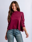 Aja Ortho Solid Top in Bordeaux M6302B
