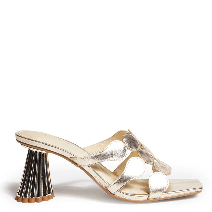 Jessica Soft Gold Heels by Cecelia
