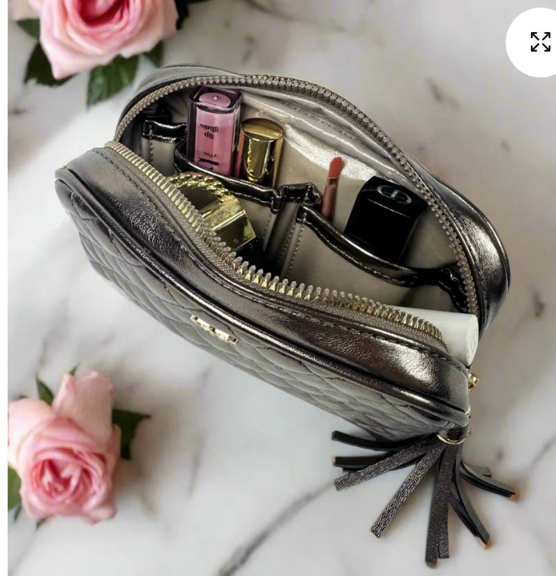 Glam Make Up Case in Bronze by Pursen