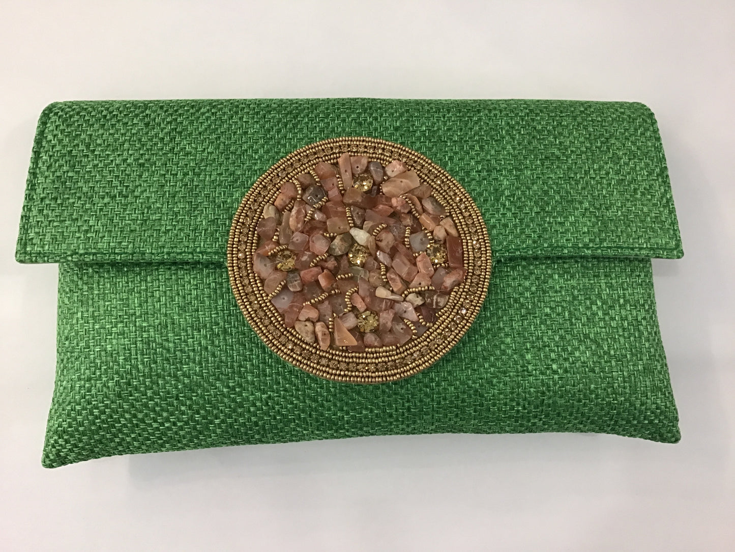 Medallion Bag in Green by Samser Designs