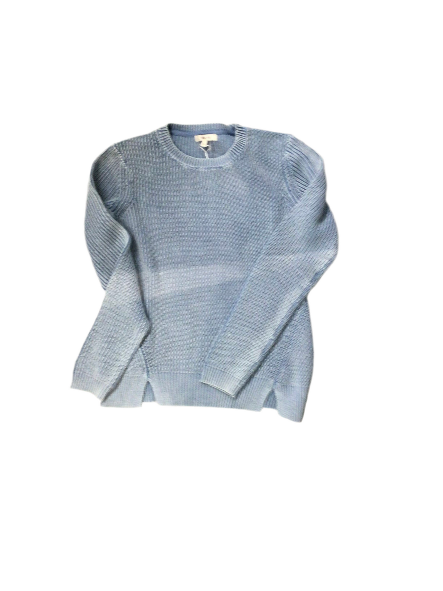 Mineral Wash Crew Neck Sweater in Heritage Blue