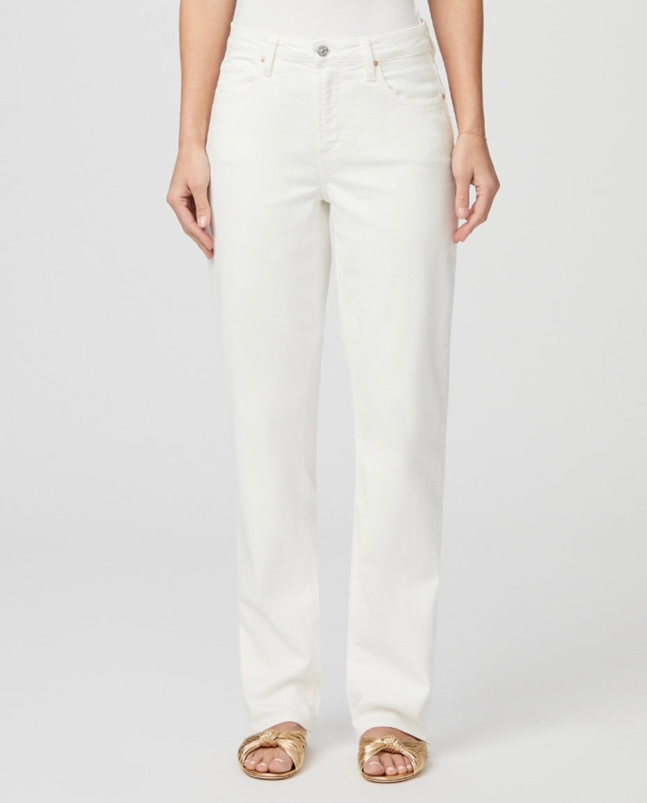 Relaxed Noella Super Relaxed Straight Leg Jean (32in) in Tonal Ecru by Paige