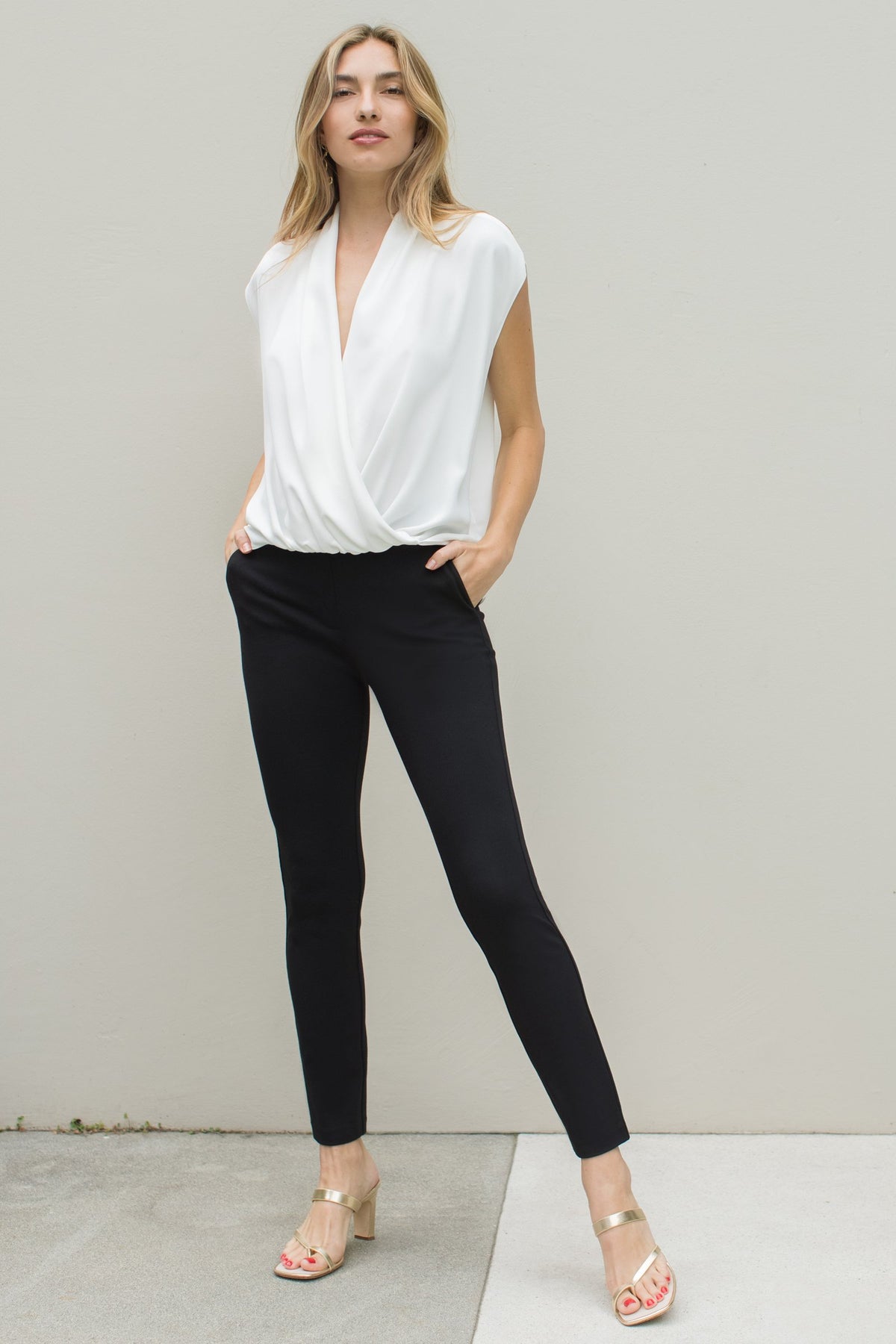 Honey Pant in Black by Trina Turk