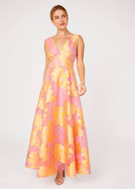 Martha Gown Sorbet Peony Organza by Abbey Glass