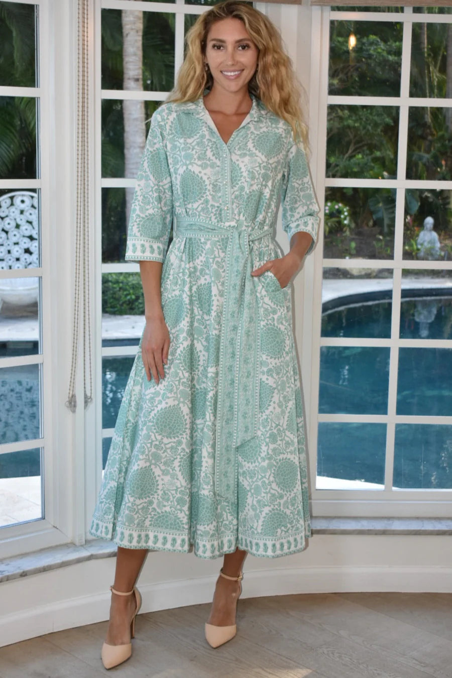 Desert Dress Tobacco Leaf Sage by Just Darviny