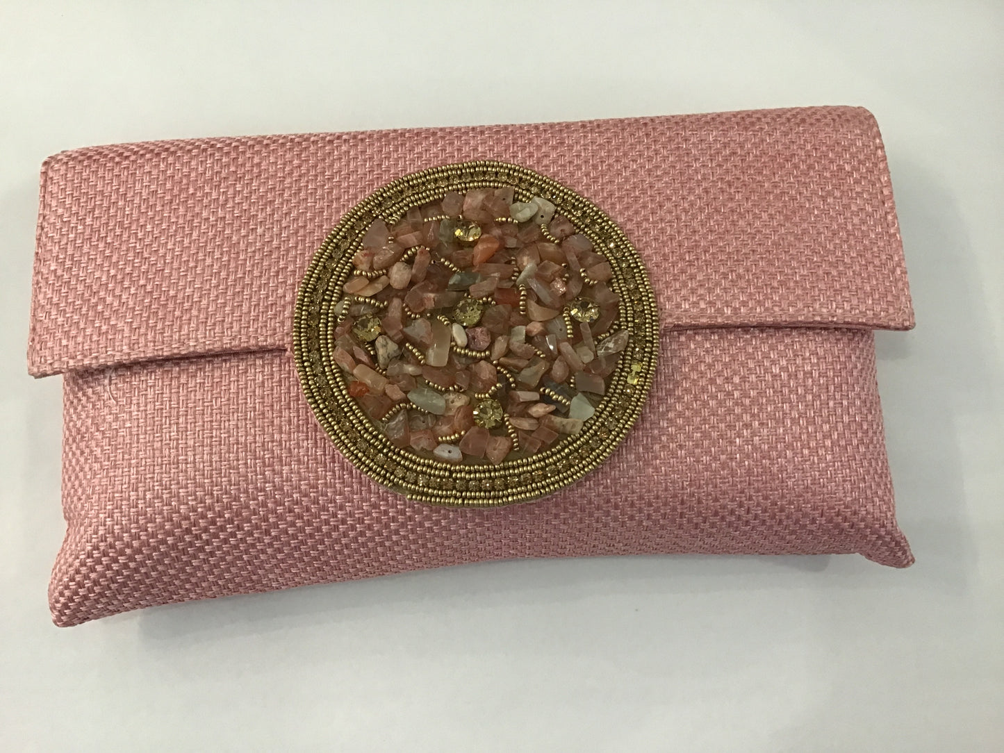 Medallion Bag in Pink by Samser Designs