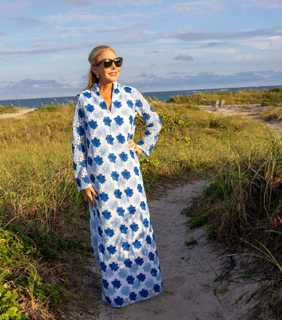 Marvelous Meg Eyelet Caftan by Sail to Sable