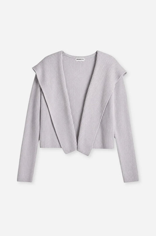 Cotton Shaker Hooded Flyaway Cardigan
SKU: 9264 076  in Foxy Silver by Minnie Rose