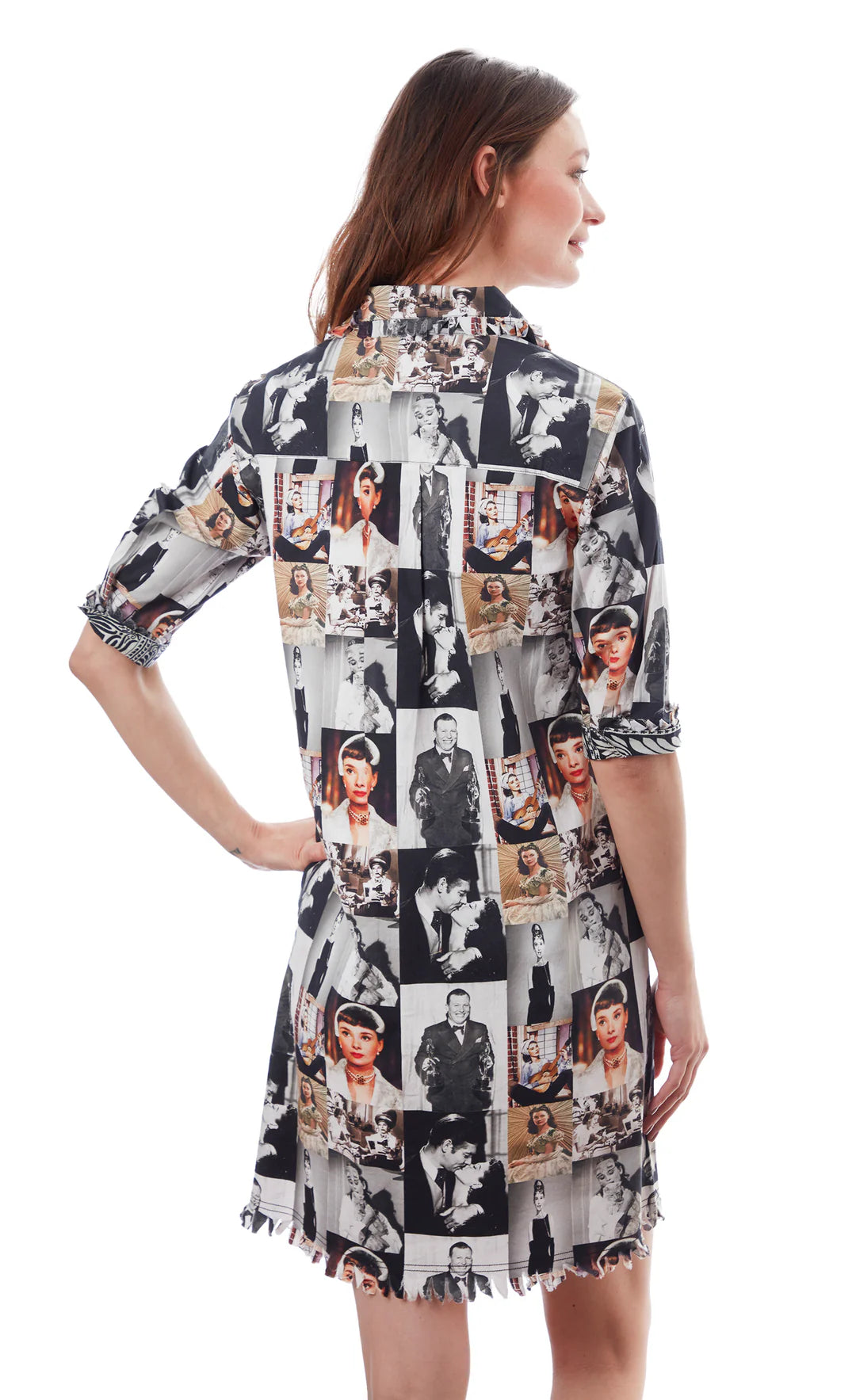 Chatham Dress in Audrey Print by Dizzy Lizzie