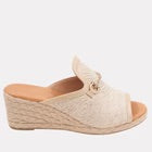 Nomi Wedge in Copper/Natural by Andre Assous