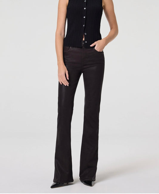 High Rise Laurel Canyon in Chicory Coffee Luxe Coating by Paige Jeans
