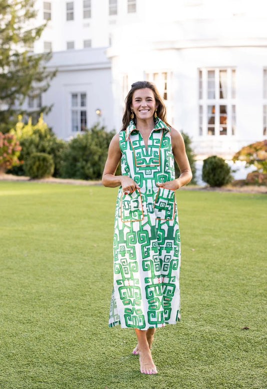 Greek Heiress Sleeveless Cassidy Dress Long by House of MBR