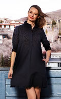 Chatham Black Eyelet Dress by Dizzy Lizzie