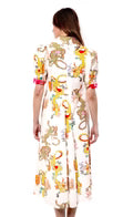 Montauk Dress in White Dragon