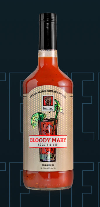 Barrel Aged & Bourbon Smoked Bloody Mary Mix 32oz by Bourbun Barrel Foods