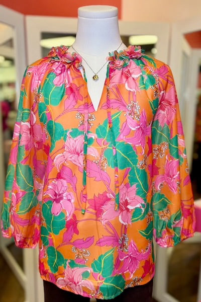 Dimensional Flower Topin Lush Jewel by Jade