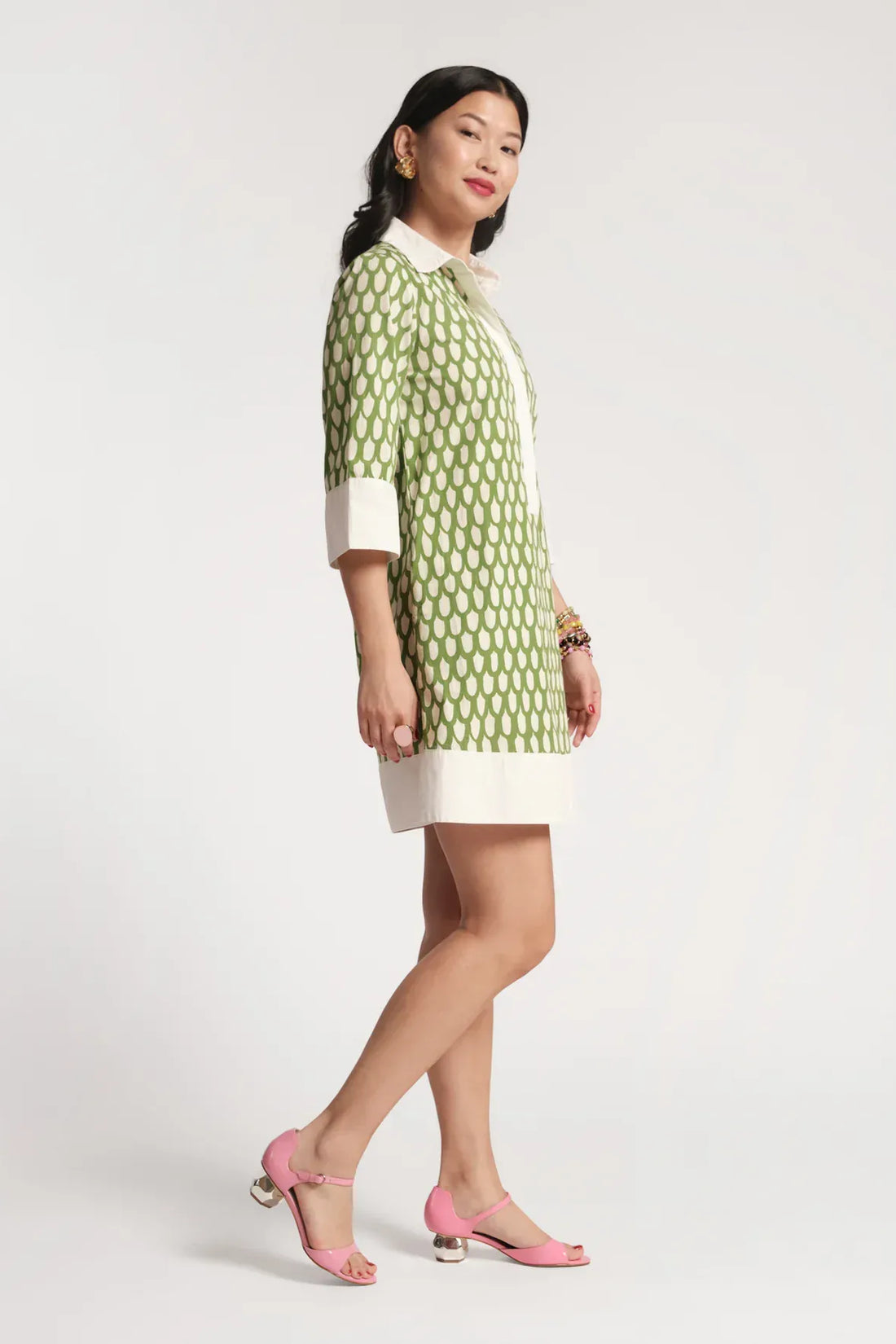 Tracey Mini Dress Loop Print by Frances Valentine