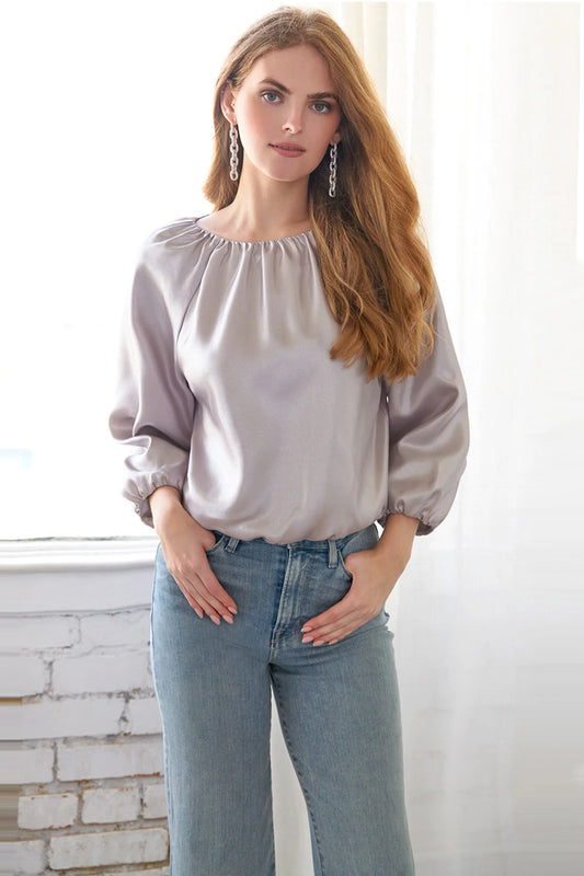 Cameron Top Liquid Gold in Silver by Finley