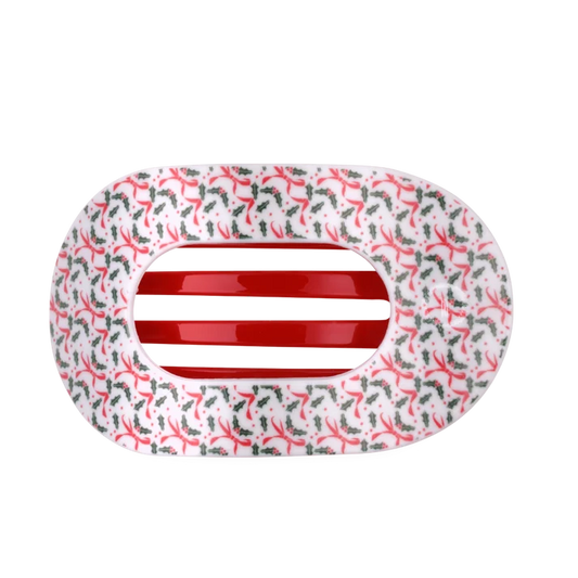 Festive Feels Large Flat Round Hair Clip by Teleties