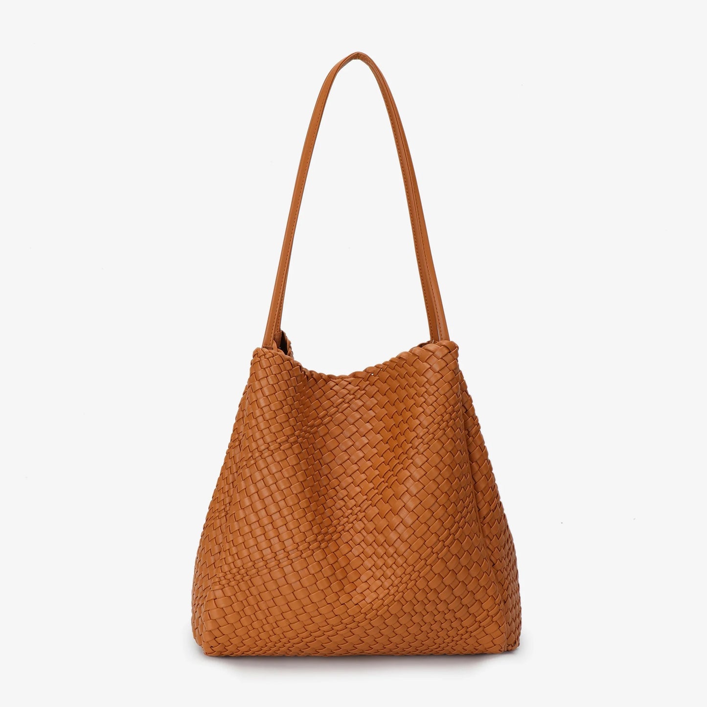 Hollace North South Tote in Taupe by Remi Reid