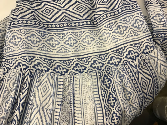Tiered Skirt in Blue by Dolma