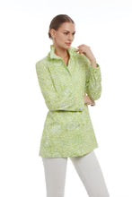 Elizabeth Blouse in Lime Medallion by Patty Kim