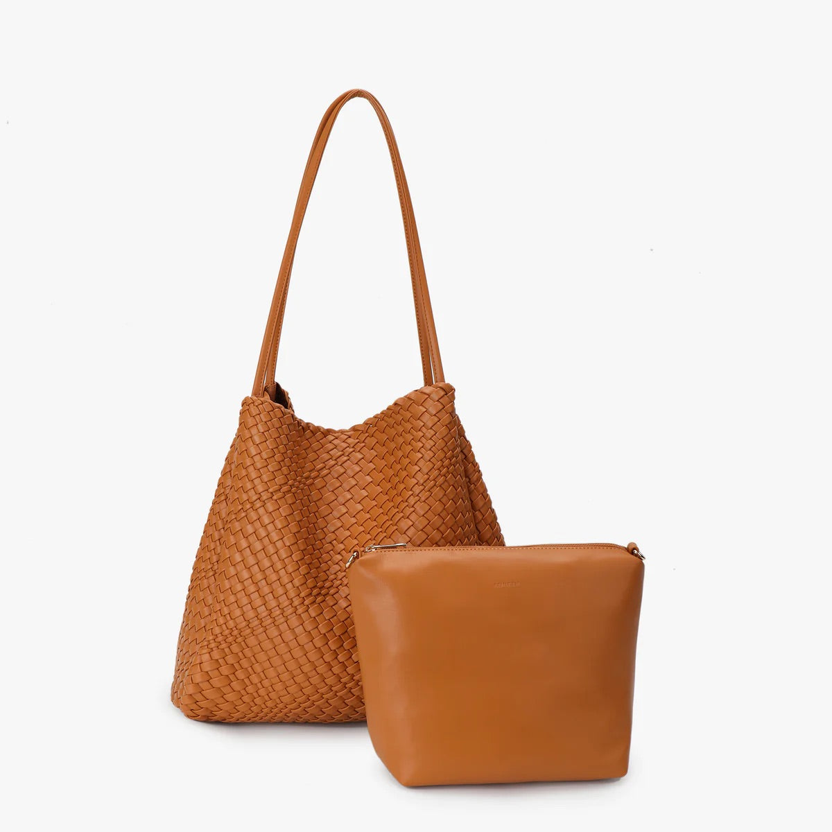 Hollace North South Tote in Taupe by Remi Reid