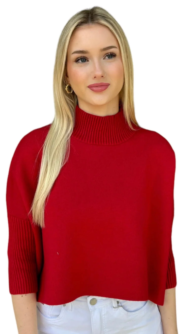Aja Ortho Solid Top in Scarlet by Kerisma