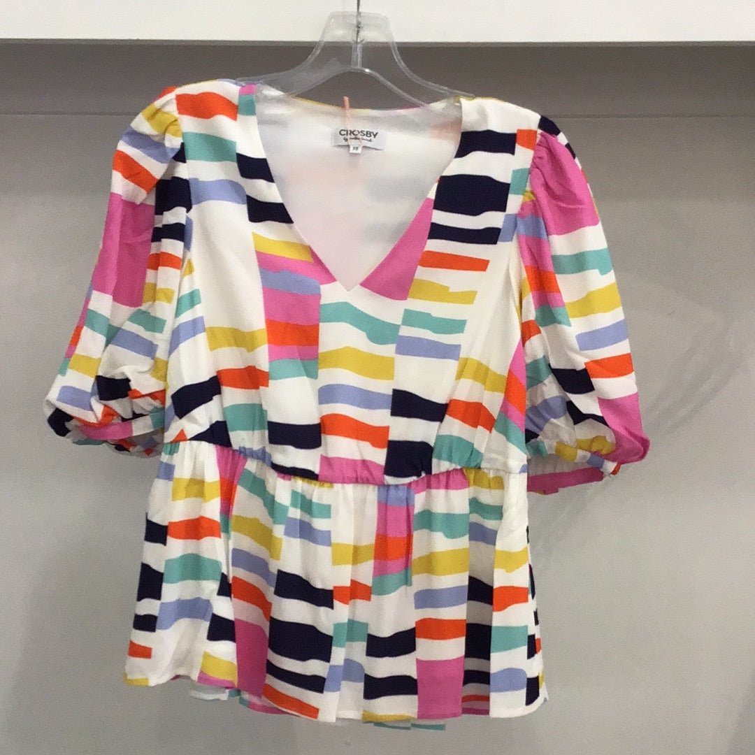 Jacqueline Top in Chappy Stripe by Crosby