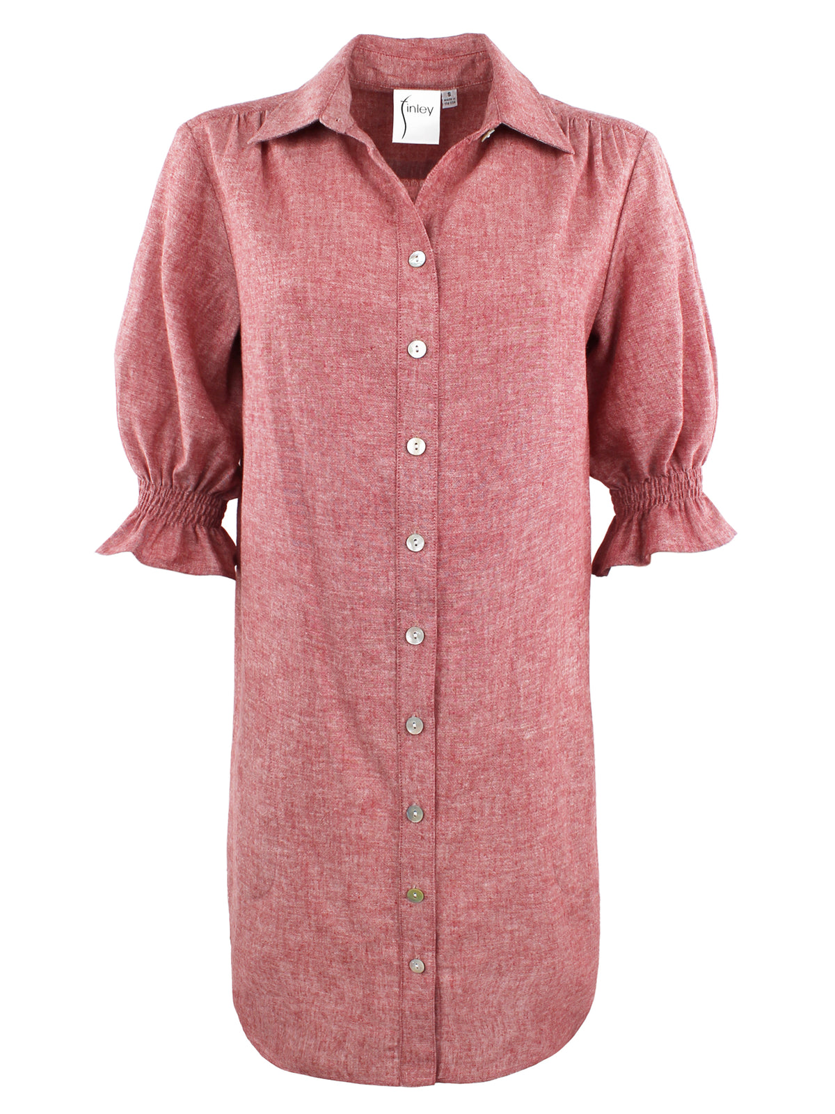 Miller Dress Hemp in Tomato by Finley