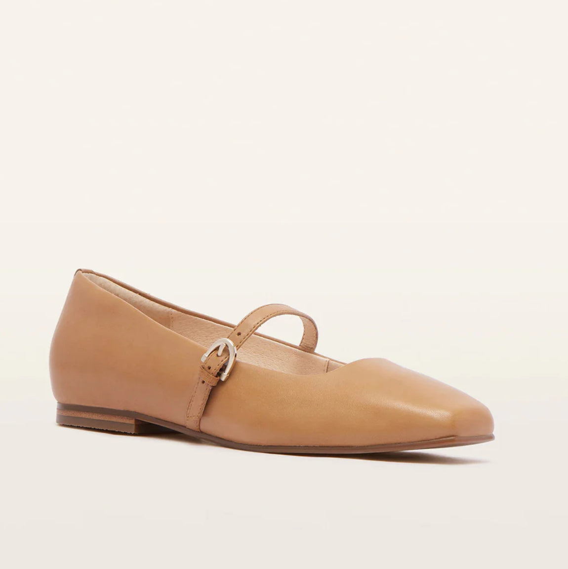 Hepburn Shoe in Soft Tan by Frankie4