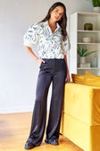 Lindy Shirt Organza Combo in White by Finley