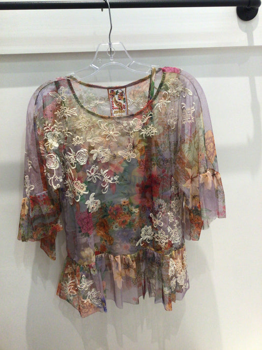 Mae Mesh Top (Slip)-Asteria by Johnny Was