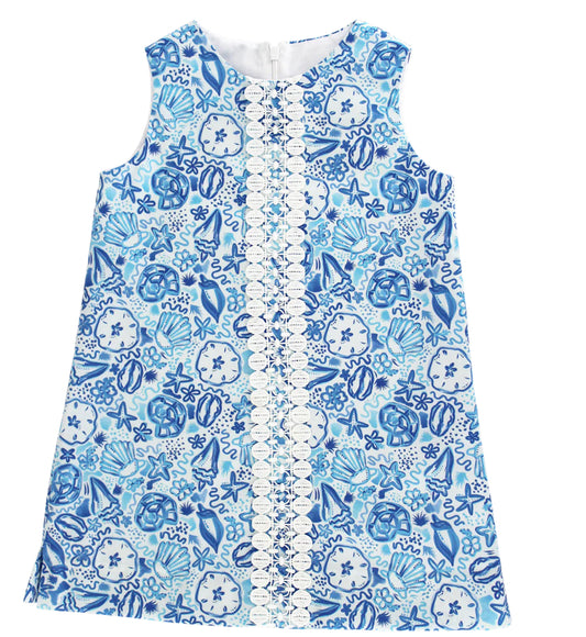 Liza Dress in Boho Beach by Bailey Boys - size 7 & 8