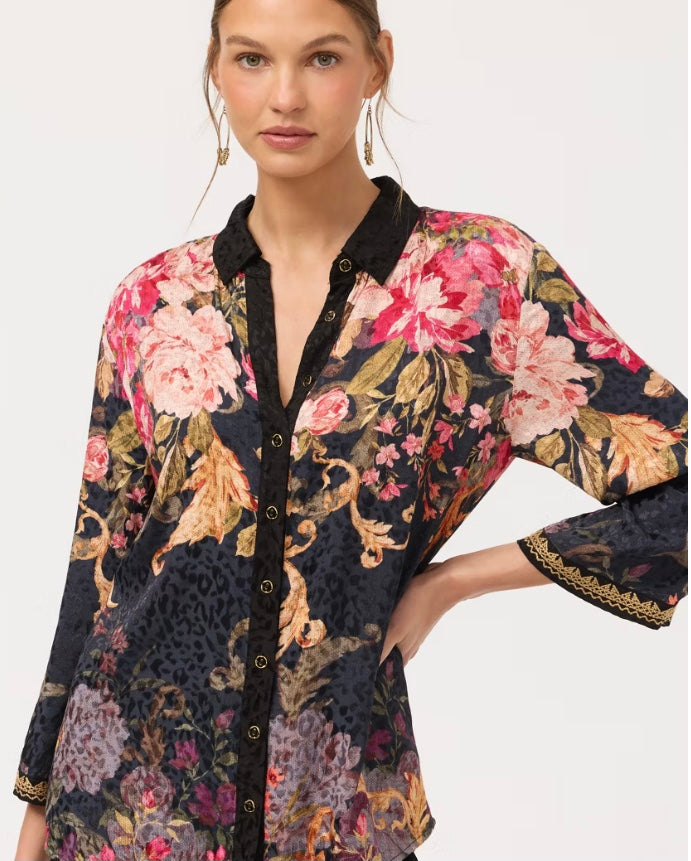 Cherie Kimono Sleeve Shirt by Johnny Was