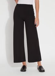Ellison Elasticated Waistband Trouser in Black by Lysse 3798
