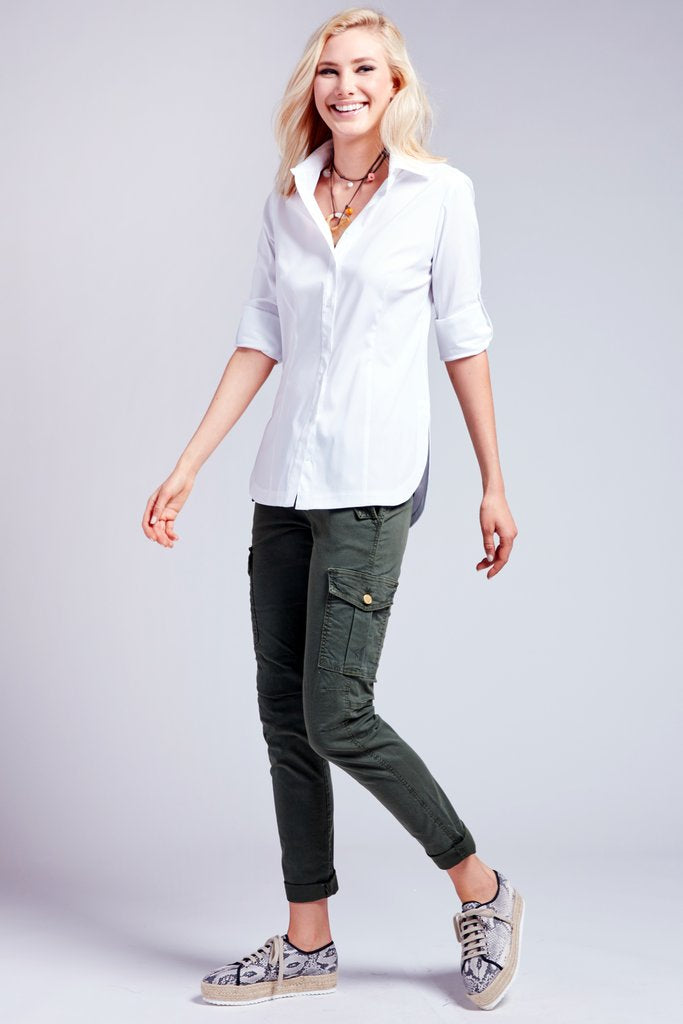 Joey shirt in White by Finley